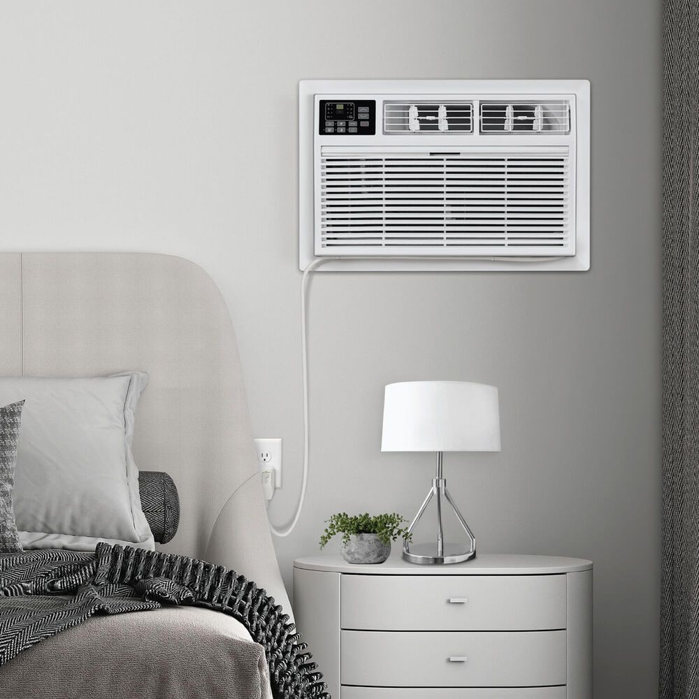 Whirlpool 12000 BTU Electronic Through the Wall Air Conditioner in White, , large