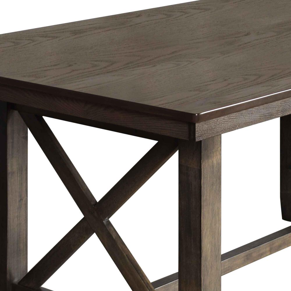 New Classic Julius 6 Piece Dining Set in Walnut Brown, , large