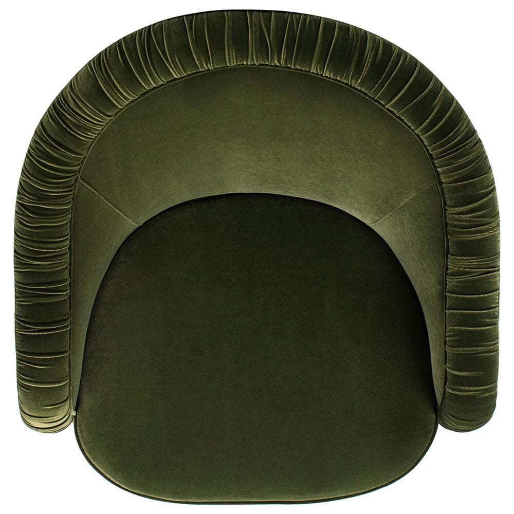 Jennifer Taylor Home Serena Barrel Accent Chair in Olive Green, , large