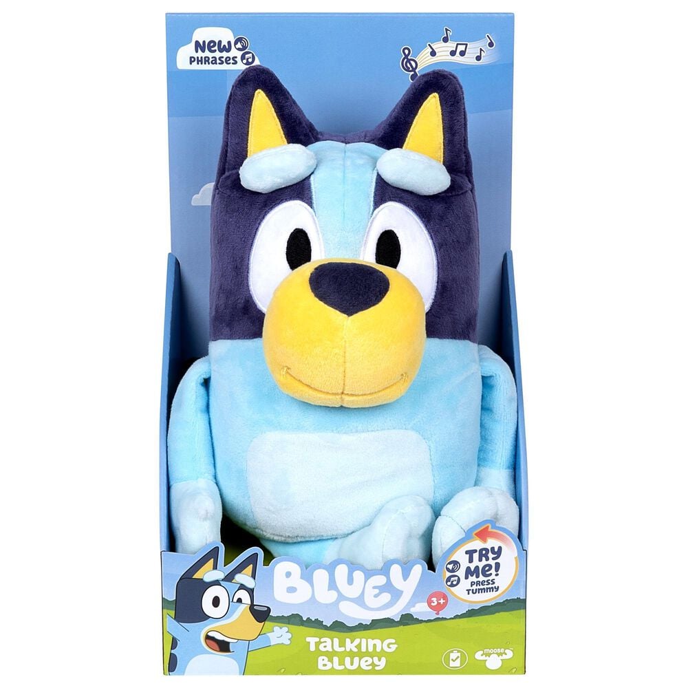 Bluey 13" Bluey Sound Effects Talking Stuffed Plush, , large