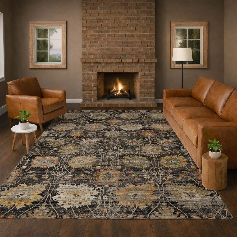 Dalyn Rug Company Aristo AR6 Black 9' x 12' Area Rug, , large
