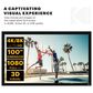 Kodak 100 Projector Screen, Fixed Frame Projector Screen with Velvet Frame & Wall Mount Kit, , large