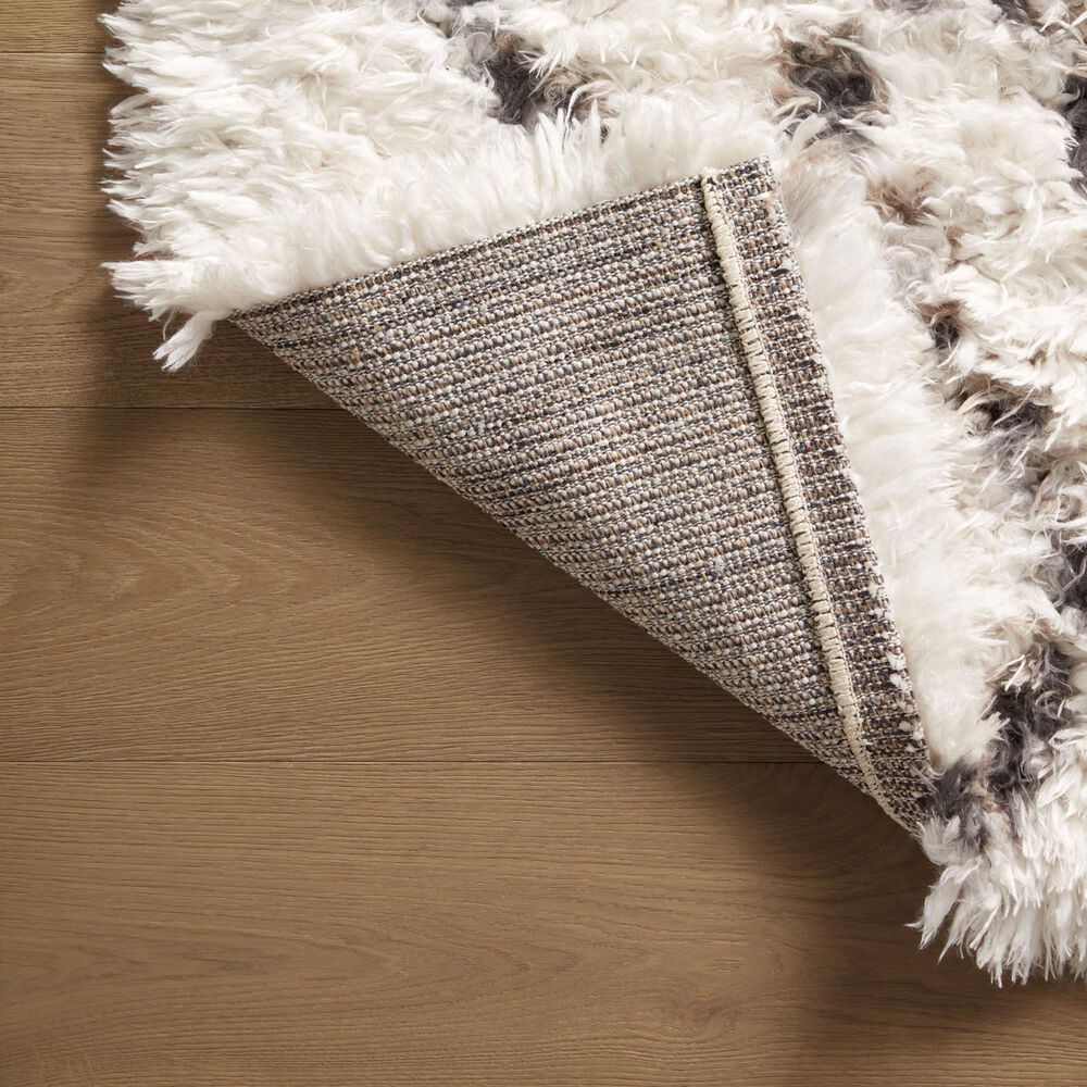 Angela Rose Amira 6&#39;7&quot;&#39; x 9&#39;6&quot; Ivory and Bark Area Rug, , large
