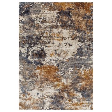 Surya Tuscany 2" x 3" Charcoal and Mustard Area Rug, , large