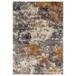 Surya Tuscany 2" x 3" Charcoal and Mustard Area Rug, , large