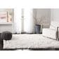 Safavieh Ocean Shag OCG101A 4" x 6" Ivory Area Rug, , large