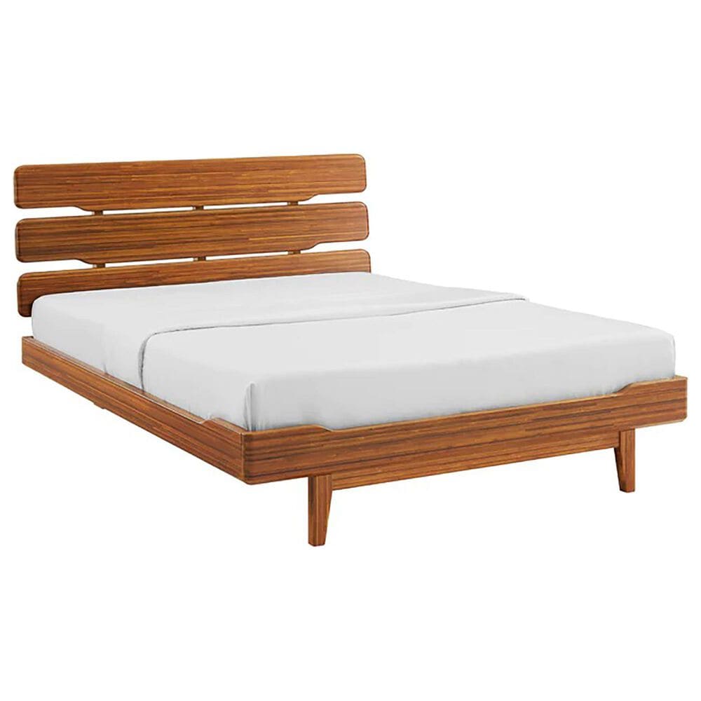 Natural Bamboo Furnishings Currant 4-Piece Queen Bedroom Set in Amber, , large