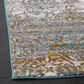 Safavieh Aria Damask 2" x 8" Cream and Multicolor Runner, , large