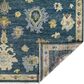 Amer Rugs Jaigarh 2" x 3" Medium Blue Area Rug, , large