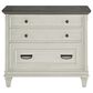 Wycliff Bay Hartford 3-Piece L-Shaped Desk with Lateral File Set in Antique White and Gray, , large