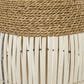Maple and Jade 40" Handmade Decorative Vase in White, Natural Brown and Cream, , large