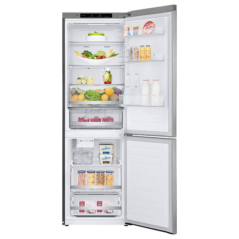 LG 12 Cu. Ft. Bottom Freezer Counter-Depth Refrigerator in Stainless Steel, , large