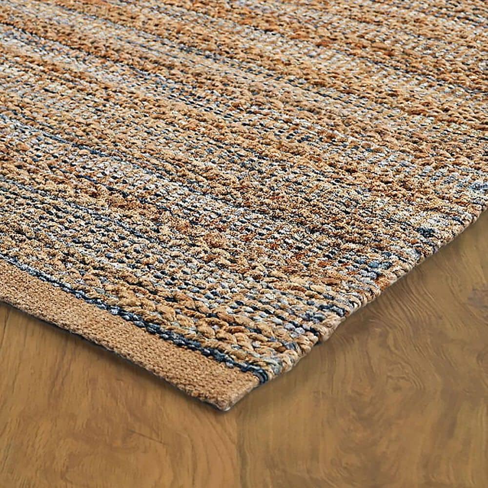 L&amp;R Resources Natural Fiber 03338 2&#39;6&quot; x 7&#39;9&quot; Navy Runner, , large