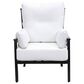 GatherCraft Seville Patio Club Chair with Cushion in Medora Ivory, , large
