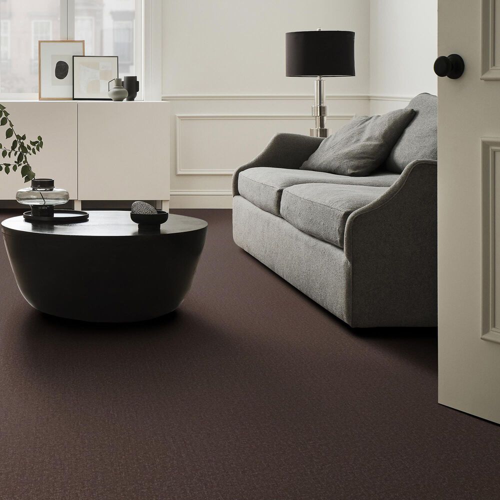 Shaw Canvas Comfort Blue Carpet in Winery, , large