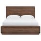 Ashley Fortlorn California King Platform Bed in Walnut Brown with LED Light, , large