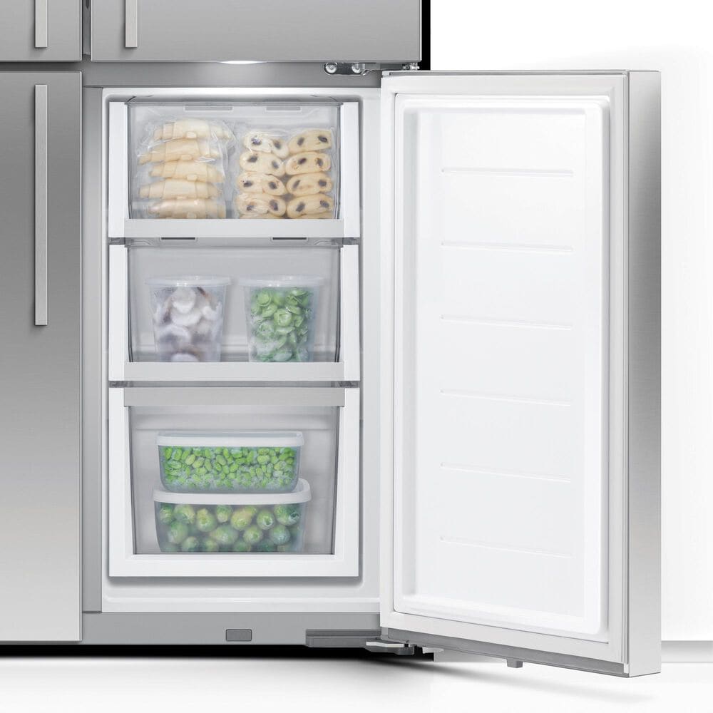 Fisher &amp; Paykel 18.9 Cu. Ft. 4-Door French Door Refrigerator in Stainless Steel, , large