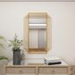 CosmoLiving by Cosmopolitan 24" x 36" Wall Mirror in Shiny Gold, , large