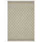 Oriental Weavers Tortuga TR10A 1"10" x 7"6" Beige and Black Runner, , large