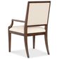 Hooker Furniture Archives Arm Chair with Curate Wheat Upholstered in Classic Walnut, , large