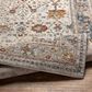Surya Tuscany TUS-2330 Brown, Cream, Light Beige, Blue, Bright Yellow and Dusty Coral 12" x 15" Area Rug, , large