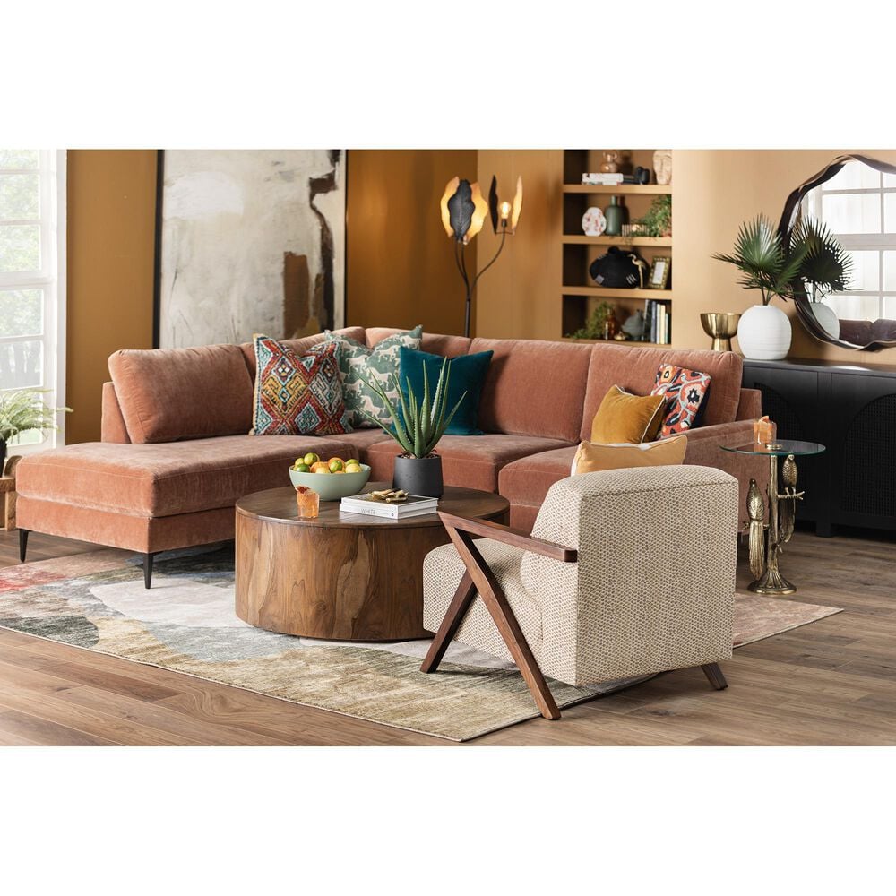 Jonathan Louis Nova 4-Piece Sectional in Amici Ginger, , large