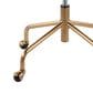 Lumisource Demi Task Chair with Cream Cushion in Gold, , large