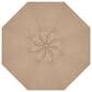 Treasure Garden 11" Cantilever Umbrella with Bronze Base in Sand, , large