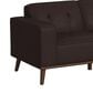 Mayberry Hill Destiny Stationary Loveseat in Pebble Brown, , large