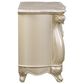 New Heritage Monique 2-Drawer Nightstand with Marble Top in Champagne, , large