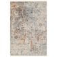 Momeni Izmir IZ-01 8" x 10" Tan, Blue and Rust Area Rug, , large