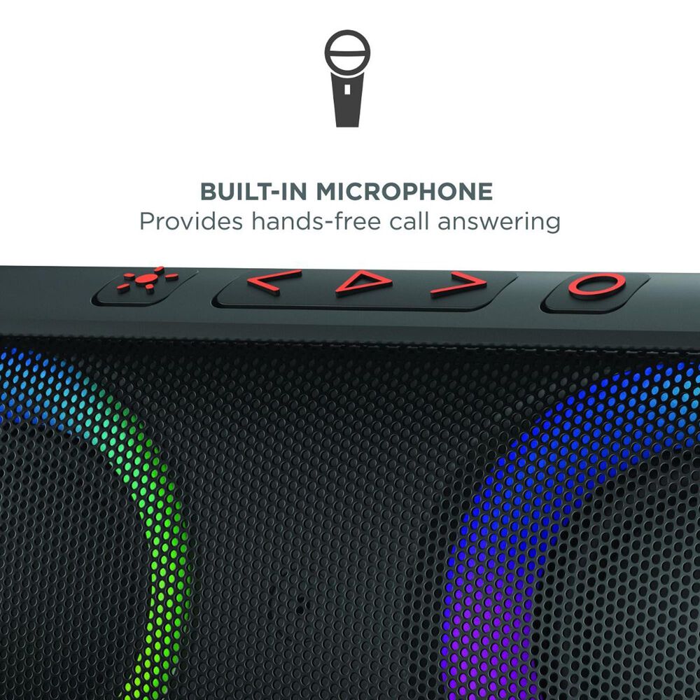 Ion Uber Boom All-Weather Wireless Speaker in Black, , large