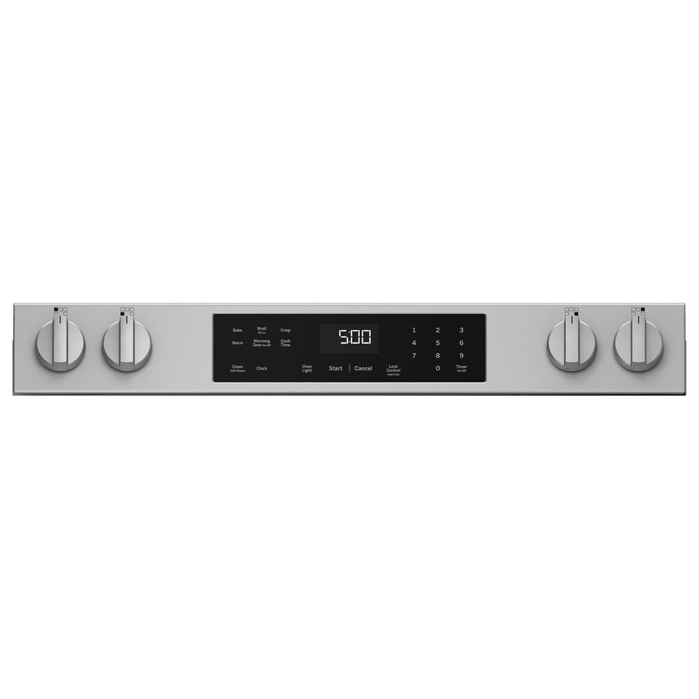 GE Appliances 30&quot; Slide-In Electric Range with Self-Clean in Stainless Steel and Black, , large