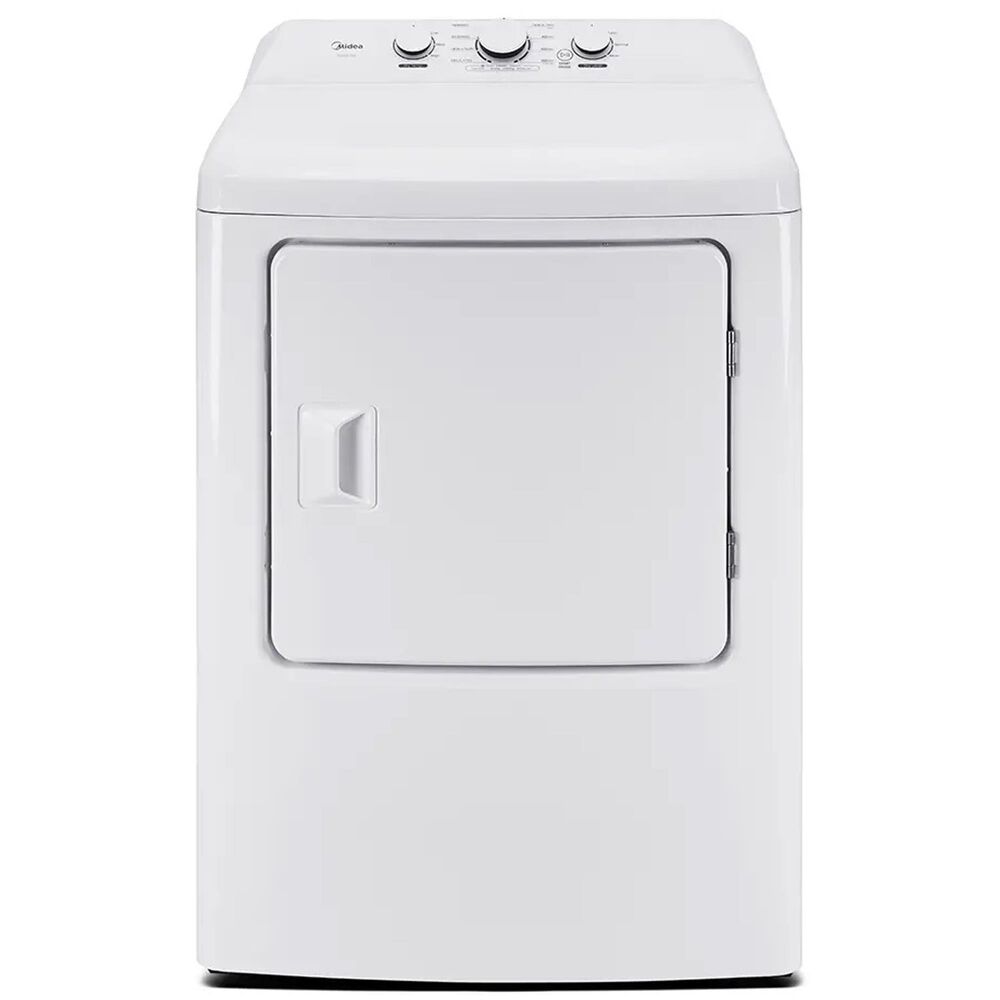 Midea 3.9 Cu. Ft. Top Load Washer and 7.0 Cu. Ft. Top Load Electric Dryer in White, , large