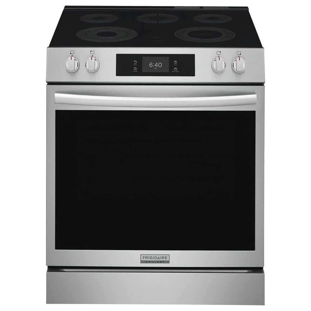 Frigidaire Gallery 2-Piece Kitchen Package with 6.2 Cu. Ft. Electric Range and 30" Over-The-Range Microwave in Stainless Steel, , large