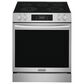 Frigidaire Gallery 2-Piece Kitchen Package with 6.2 Cu. Ft. Electric Range and 30" Over-The-Range Microwave in Stainless Steel, , large