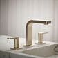 Kohler Parallel Widespread Bathroom Sink Faucet in Vibrant Brushed Bronze, , large