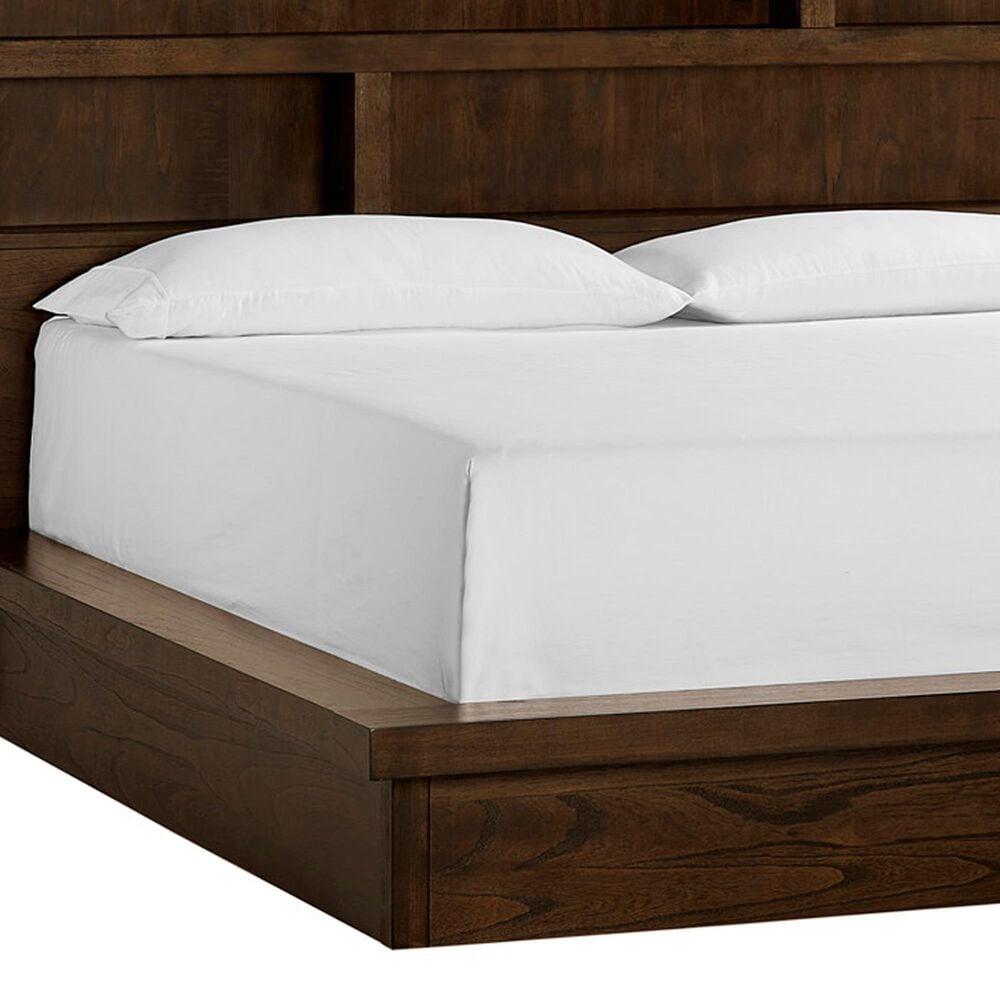 Riva Ridge Modern Loft Queen Platform Bed in Brownstone, , large