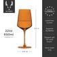 True Brands Reserve Nouveau Crystal Wine Glasses in Sunset (Set of 4), , large