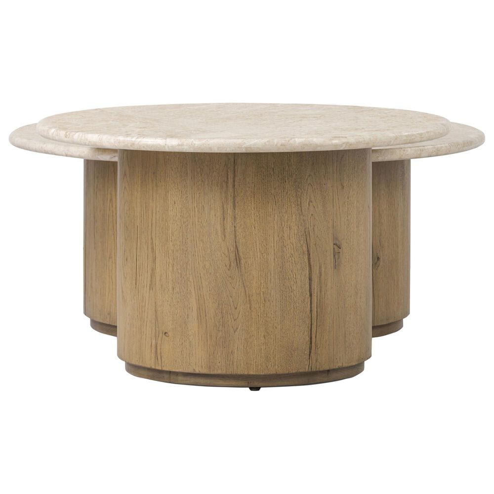 Four Hands Toro Coffee Table in Cappuccino and Rubbed Light Oak, , large