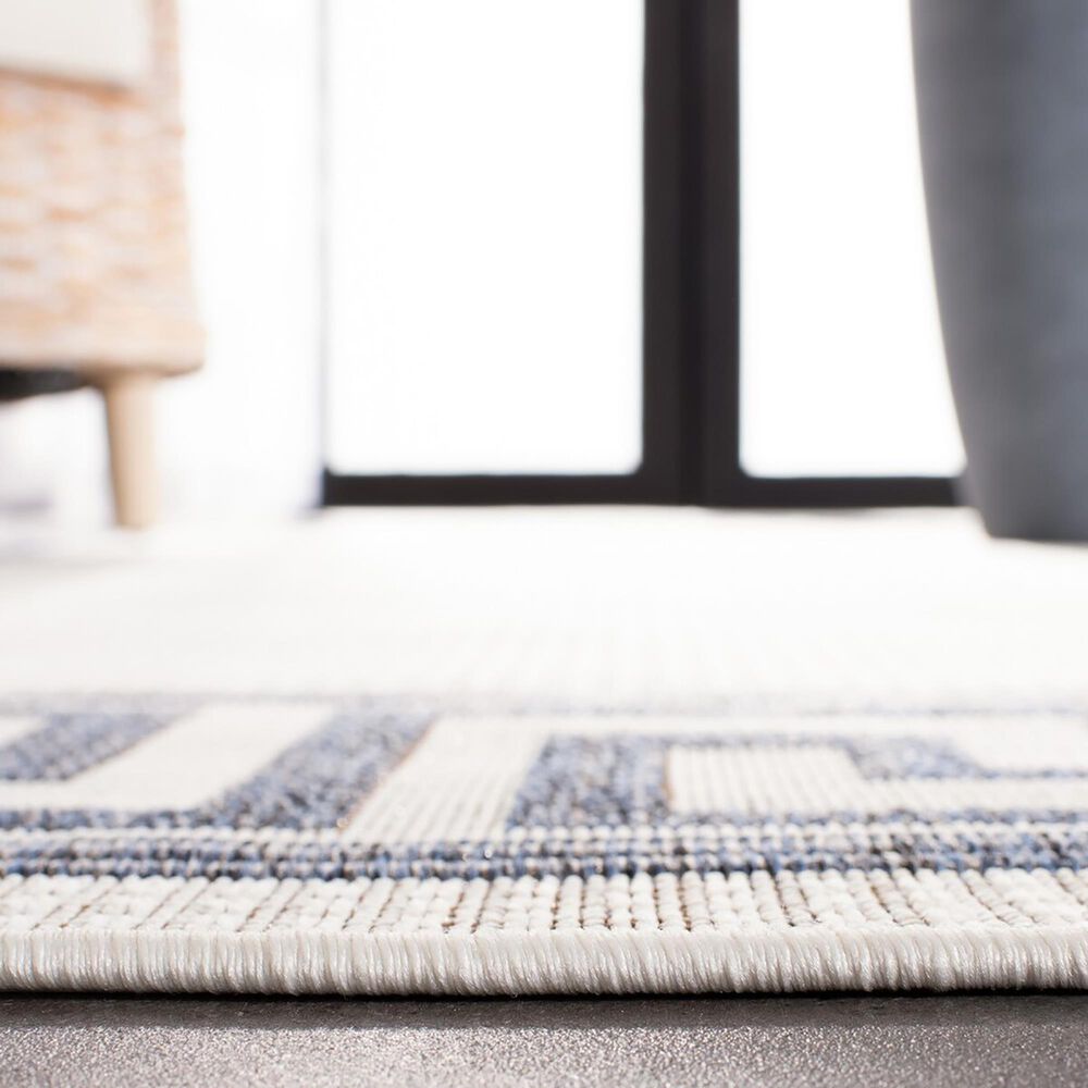 Safavieh Martha Stewart Cyprus MSRO331G 6&#39;7&quot; x 9&#39; Silver and Grey Area Rug, , large