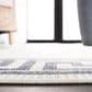 Safavieh Martha Stewart Cyprus MSRO331G 6"7" x 9" Silver and Grey Area Rug, , large