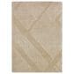 Nourison Pure Patterns Camel 5"3" x 7"3" Area Rug, , large