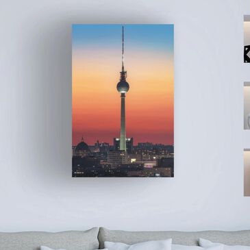 Timberlake Jean Claude Castor "Berlin - Pastel Study 1" 24" x 16" Canvas Art, , large