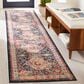 Safavieh Riviera 2"2" x 9" Charcoal and Gold Runner, , large