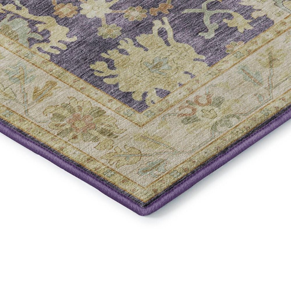 Dalyn Rug Company Hatay HY2 2&#39;3&quot; x 7&#39;6&quot; Eggplant Runner, , large