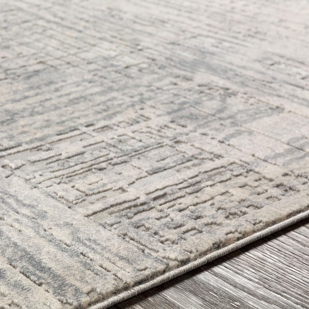 Surya Alpine 2&#39; x 2&#39;11&quot; Light Gray, Gray, Charcoal and Taupe Area Rug, , large