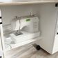 Sauder Select Drop-Leaf Sewing Cart in Lintel Oak, , large
