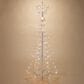 The Gerson Company Electric Lighted Iron Christmas Tree with Star Topper in White, , large