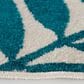 Central Oriental Terrace Tropic Blythewood 5" x 7"3" Snow and Multicolor Area Rug, , large